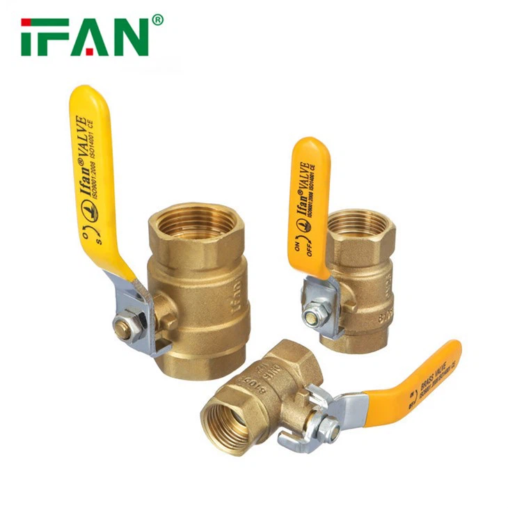 Male Thread Butterfly Handle Gas Valve
