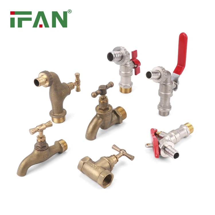 জলের জন্য ব্রাস ট্যাপ